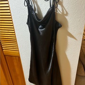 Silk maxi dress fashion nova